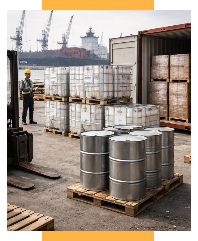 Доставка химического сырья из Индии от 256900 р. | СетСервис-Кмш