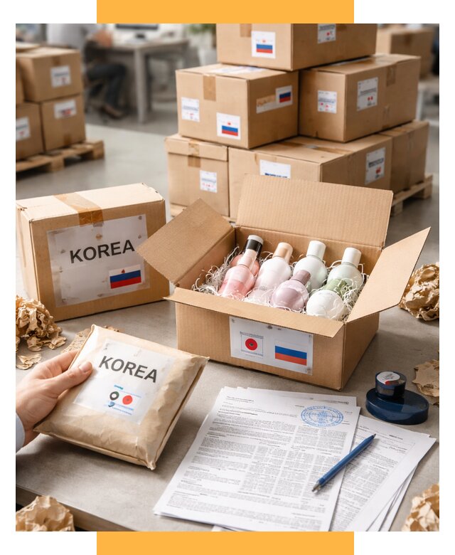 Доставка косметики из Кореи от 8735 р. под ключ | СетСервис-Кмш