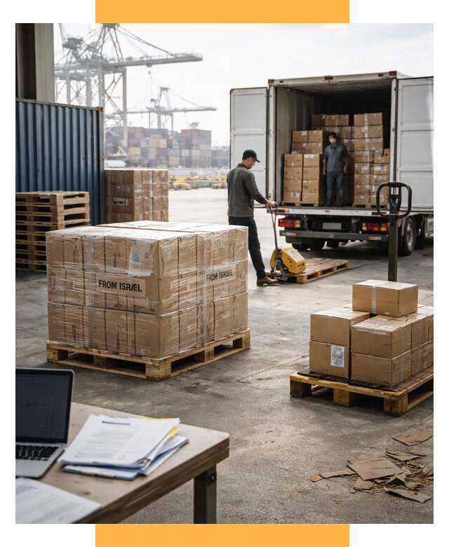 Доставка грузов из Израиля от 15414 р., логистика от СетСервис-Кмш