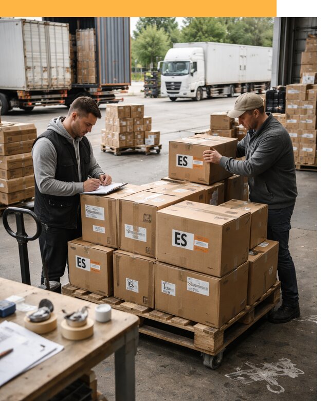 Доставка грузов в Испанию автотранспортом от 35966 руб