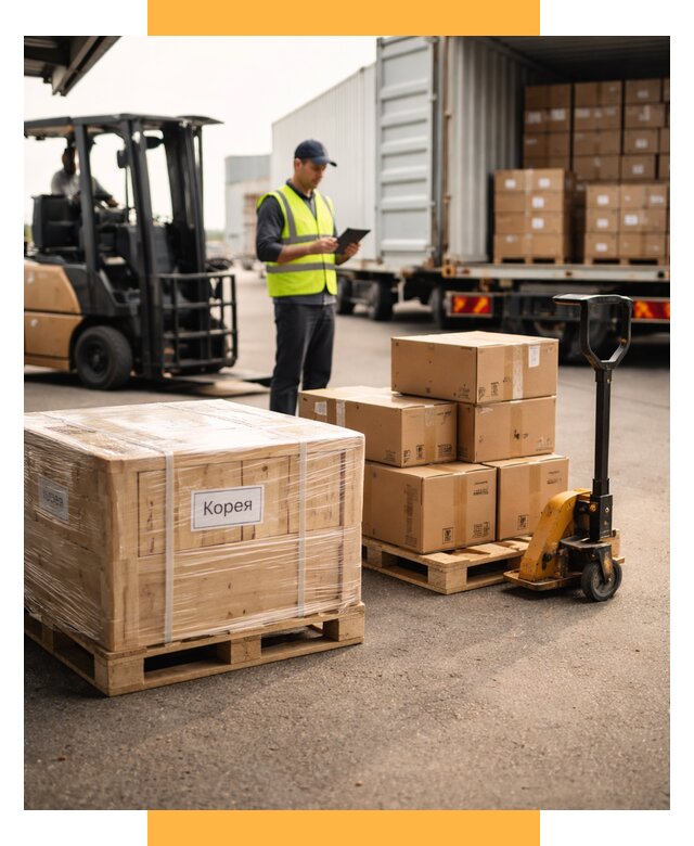Доставка грузов в Корею из России от 35966 р. | СетСервис-Кмш