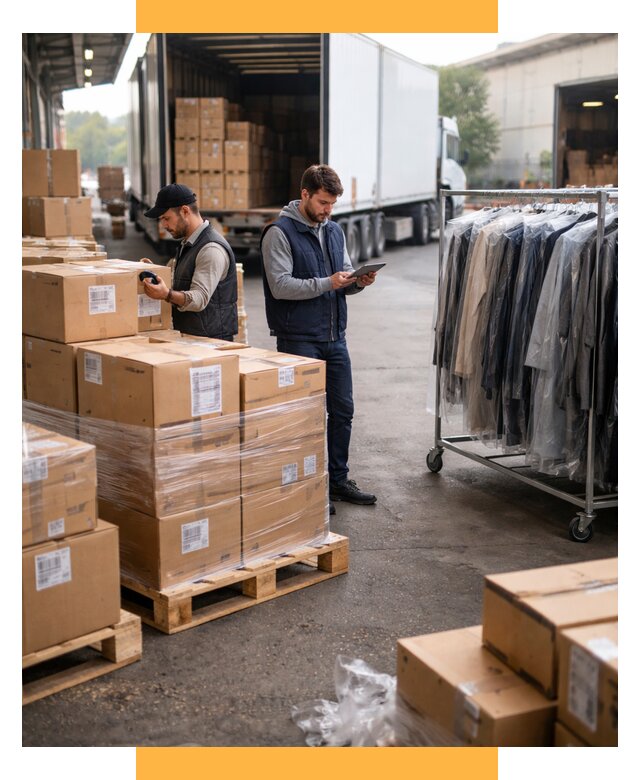 Перевозка и доставка одежды из Китая от 7707 р., СетСервис-Кмш