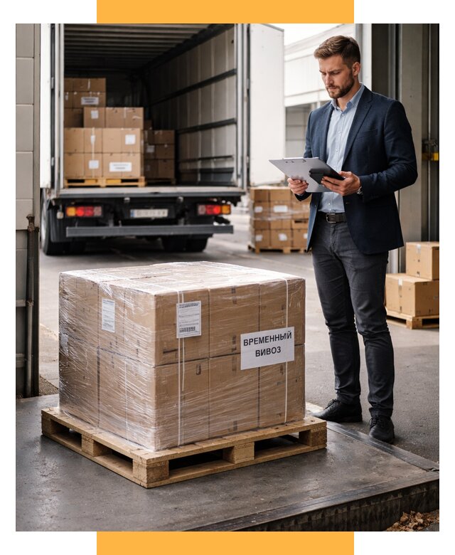 Временный вывоз товаров под ключ от 8221 р. | СетСервис-Кмш