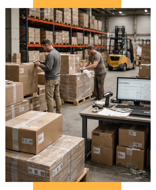 Склад консолидации в Европе от 6679 р., услуги СетСервис-Кмш